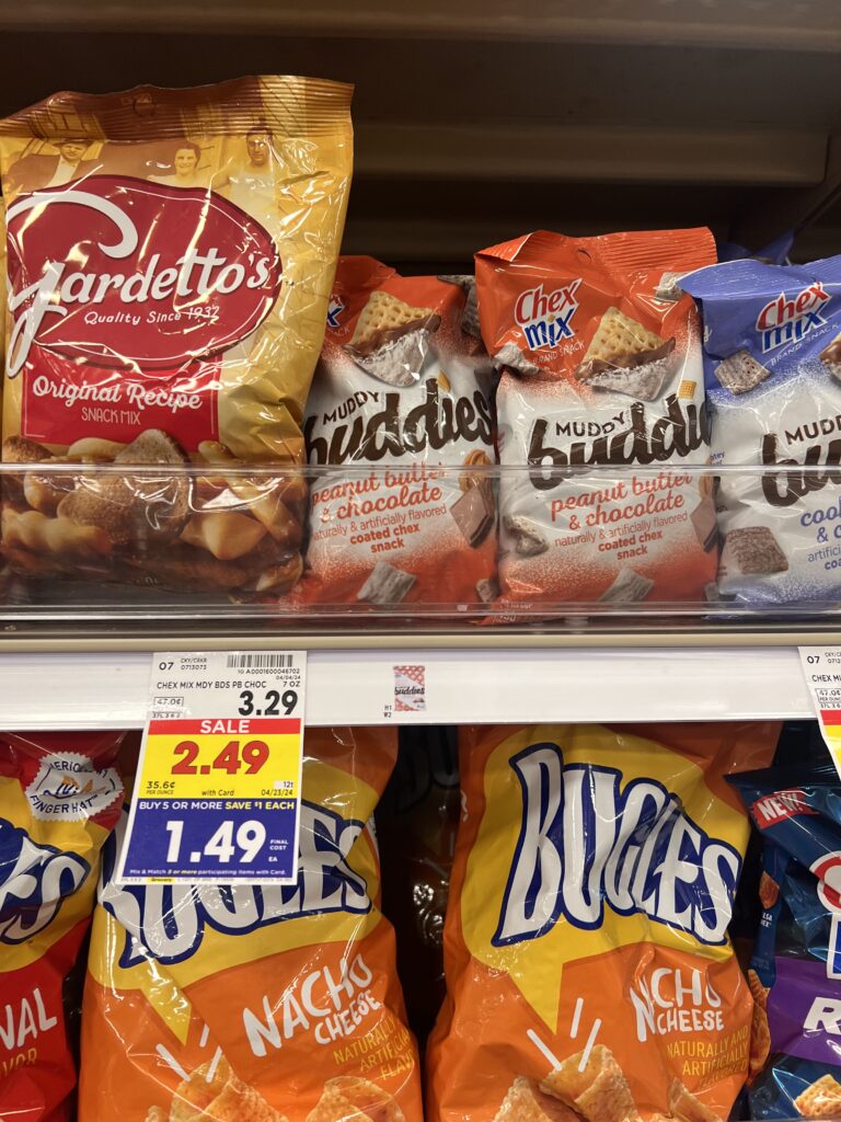 chex, gardettos and bugles kroger shelf image (1)