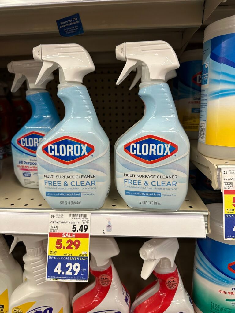 clorox sprays kroger shelf image (1)