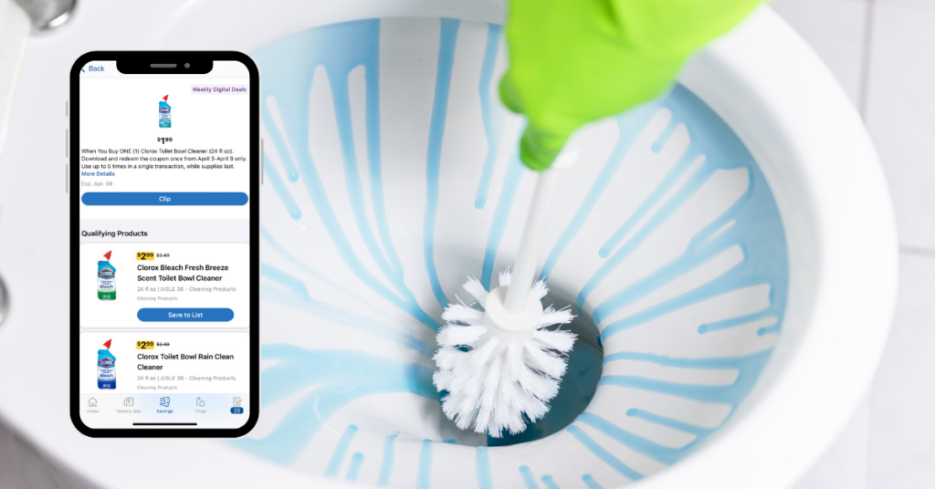 clorox toilet bowl cleaner digital