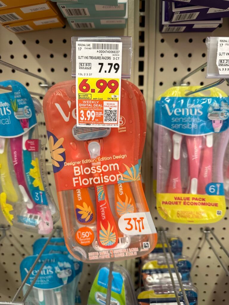 gillette or venus razors kroger shelf image (3)