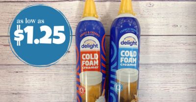 international delight cold foam creamer kroger krazy 1