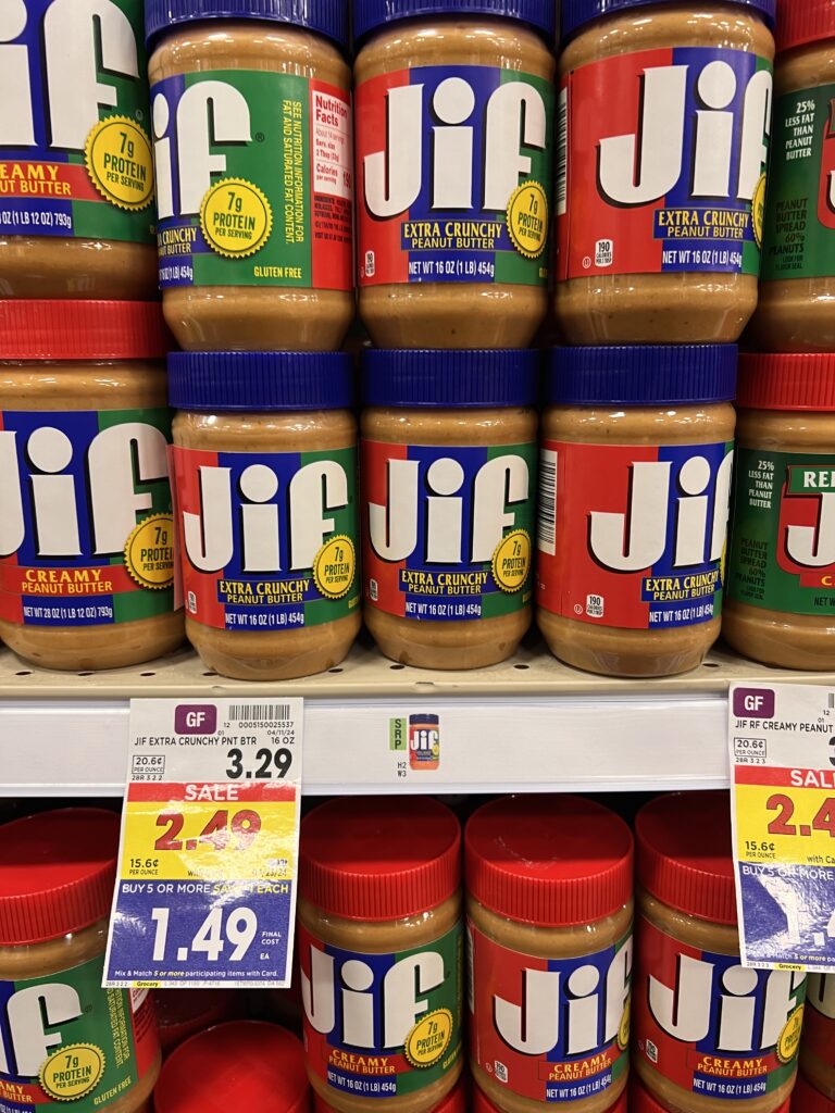 jif peanut butter kroger shelf image (4)