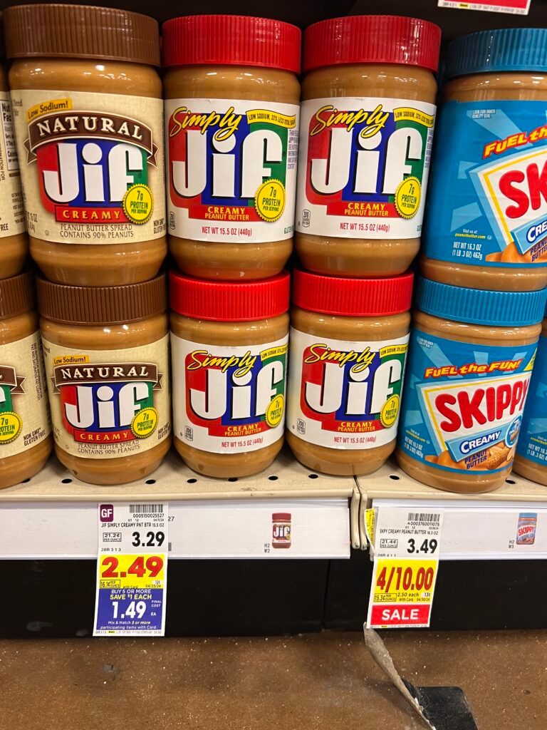 jif peanut butter kroger shelf image (4)