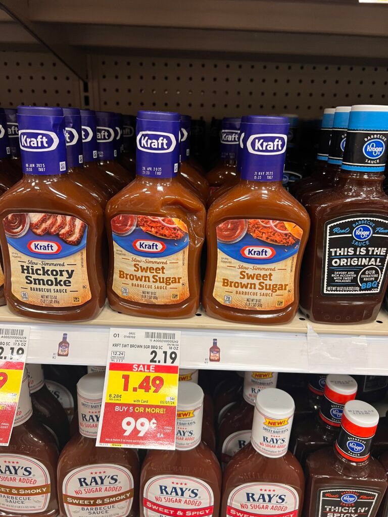 kraft bbq sauce kroger shelf image (1)