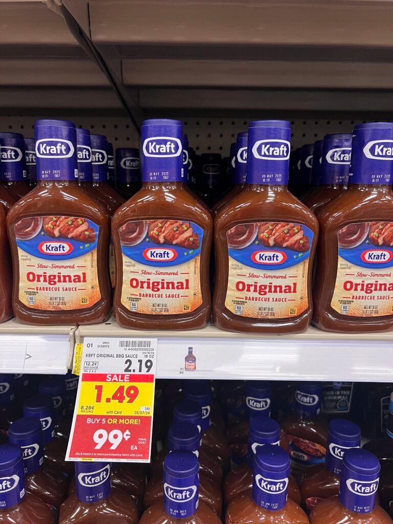 kraft bbq sauce kroger shelf image (1)