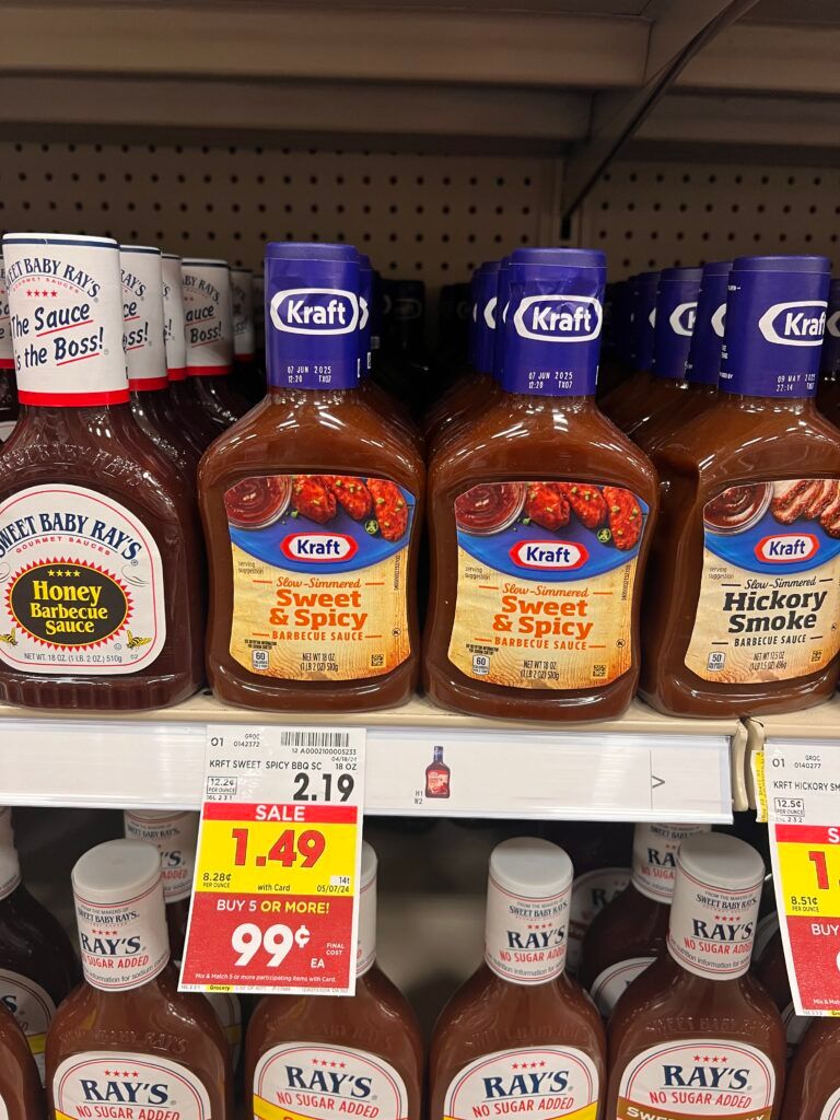 kraft bbq sauce kroger shelf image (1)