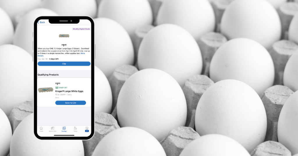 kroger eggs digital