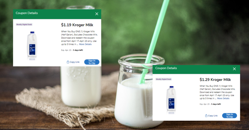kroger milk digital coupons
