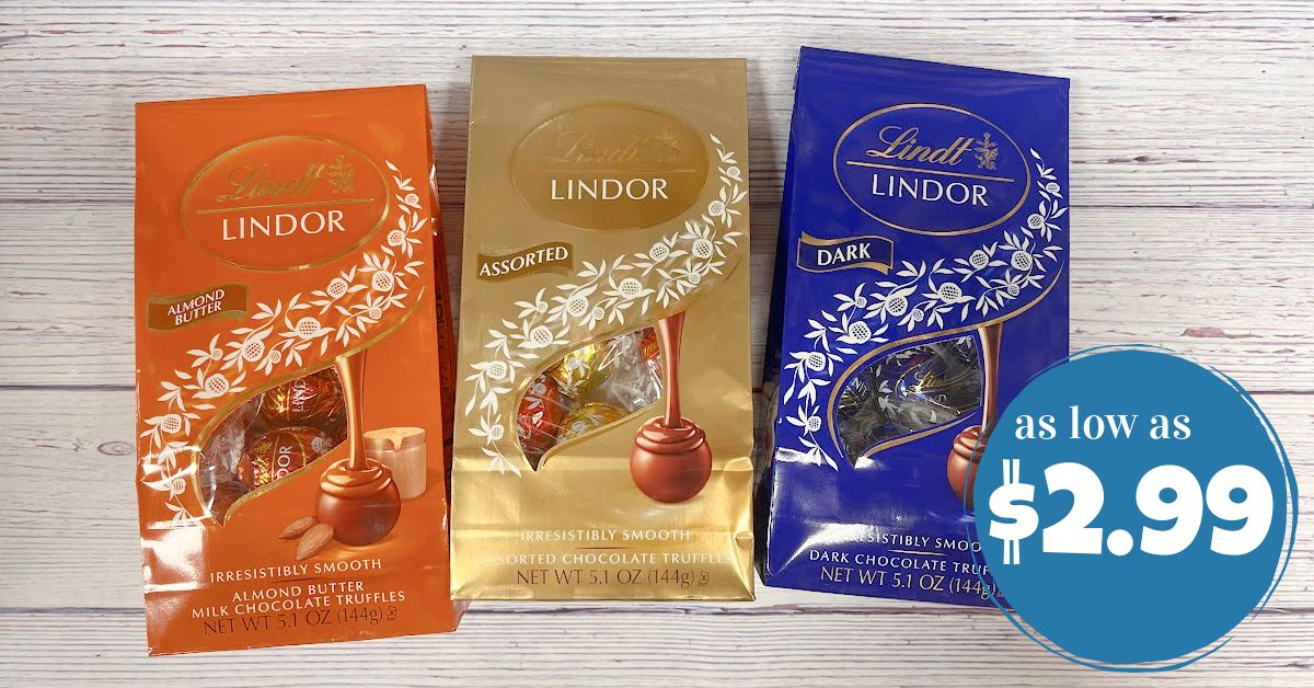 Lindt Lindor Bags as low as $2.99! - Kroger Krazy