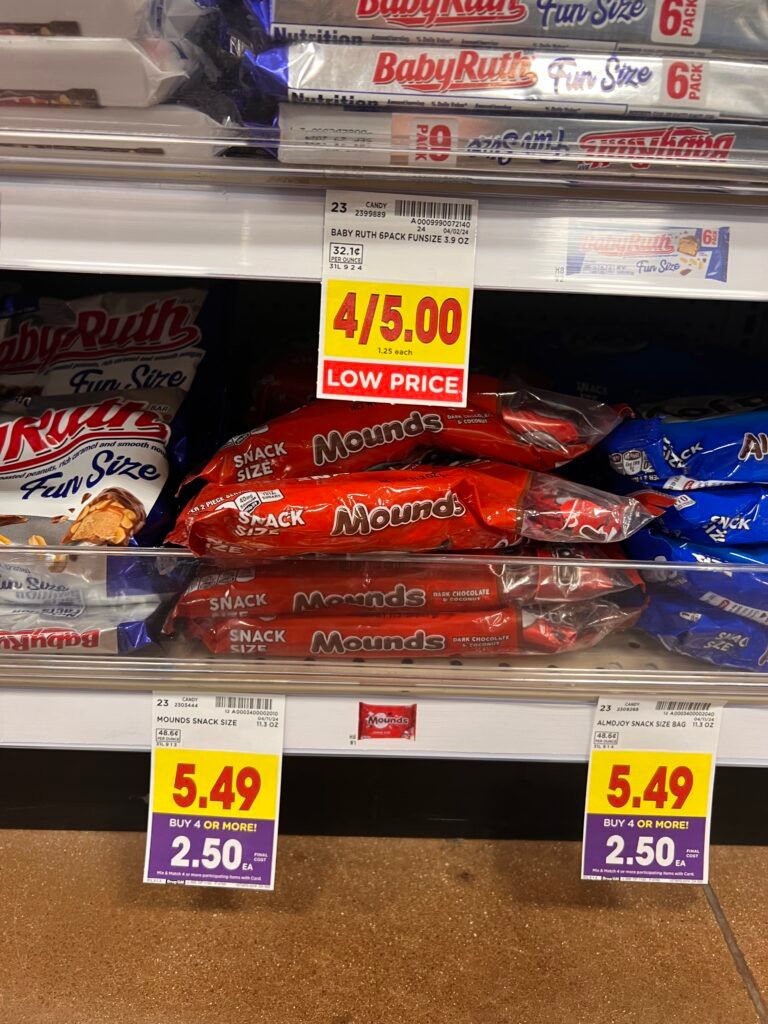mars, hersheys candy kroger shelf image (1)