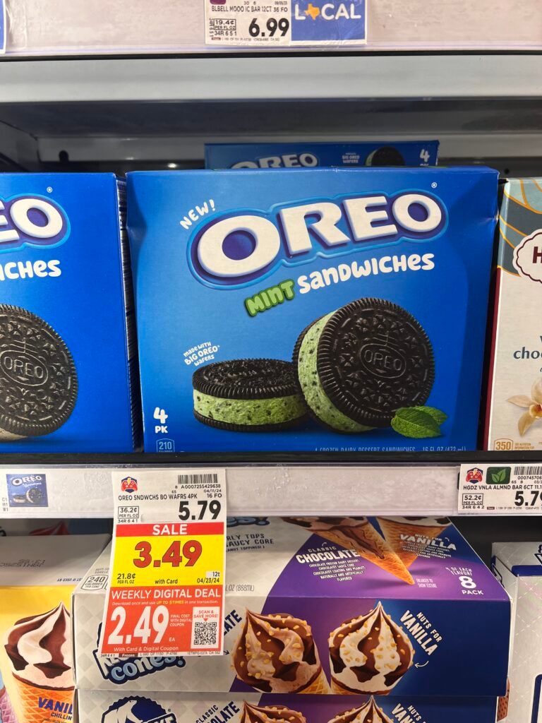 oreo ice cream kroger shelf image (1)