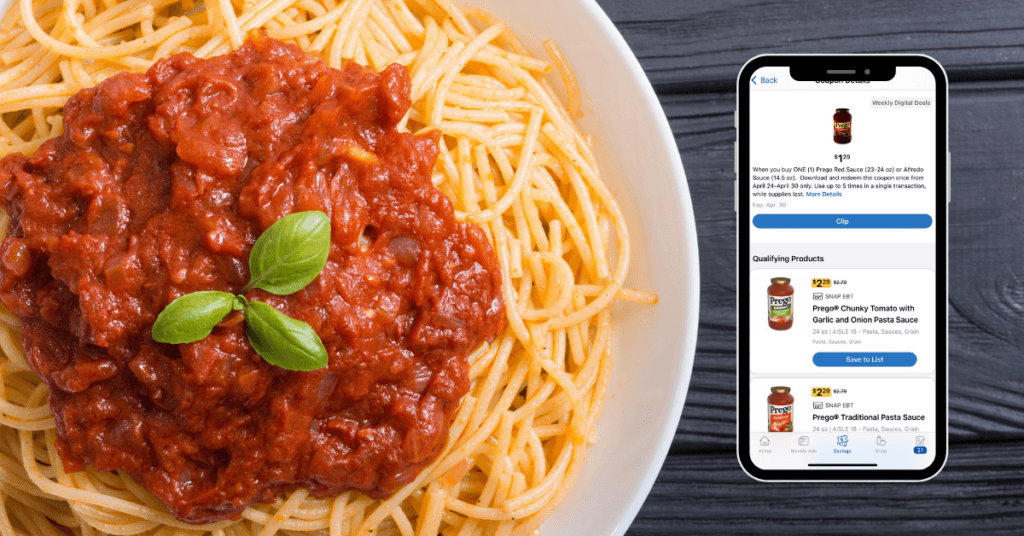 prego pasta sauce digital