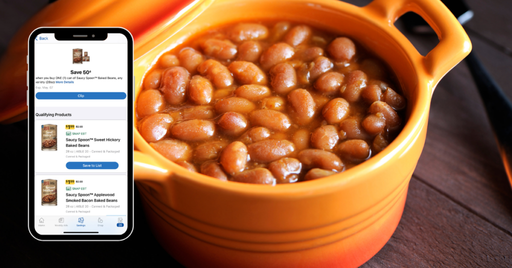 saucy spoon baked beans digital