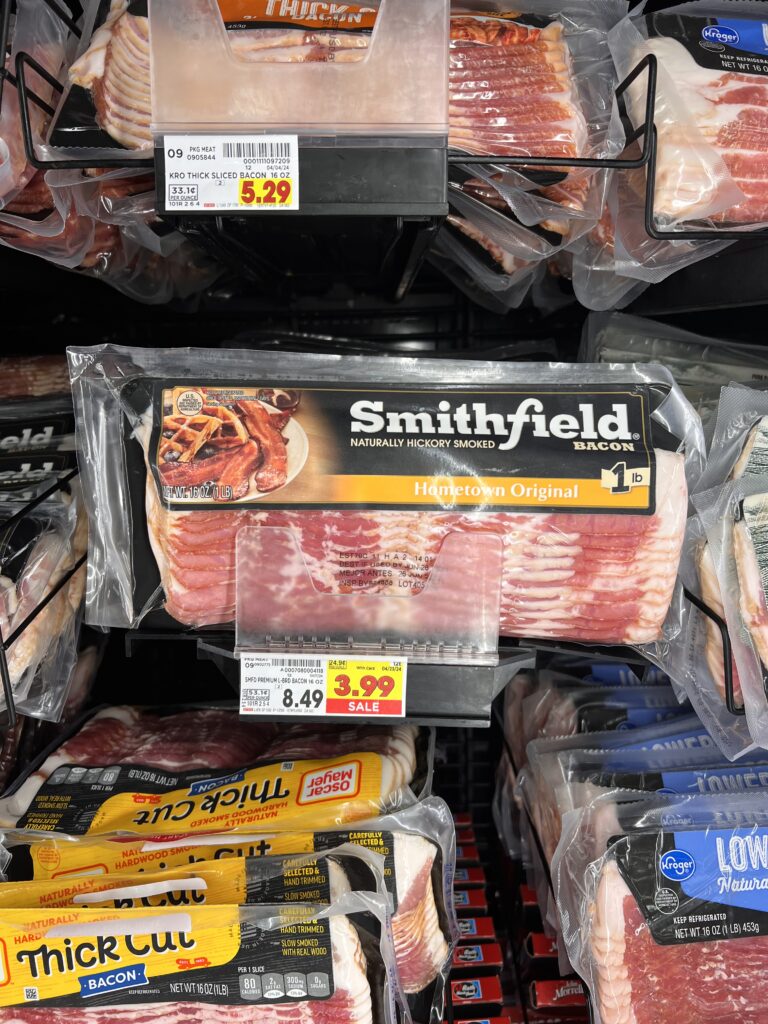 smithfield bacon kroger shelf image (1)