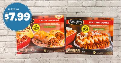 stouffers family size entree kroger krazy