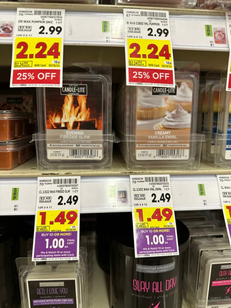 Candle-Lite Candle Kroger Shelf Image