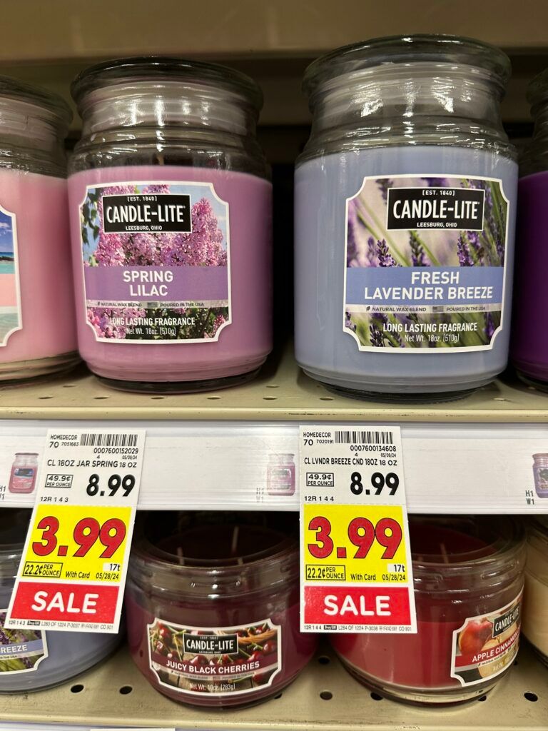 Candle-Lite Candle Kroger Shelf Image
