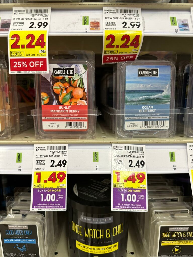 Candle-Lite Candle Kroger Shelf Image