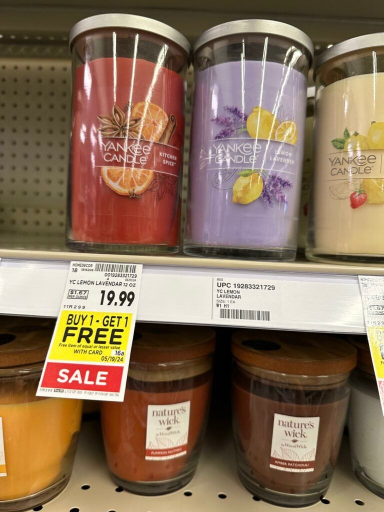 yankee candle kroger shelf image