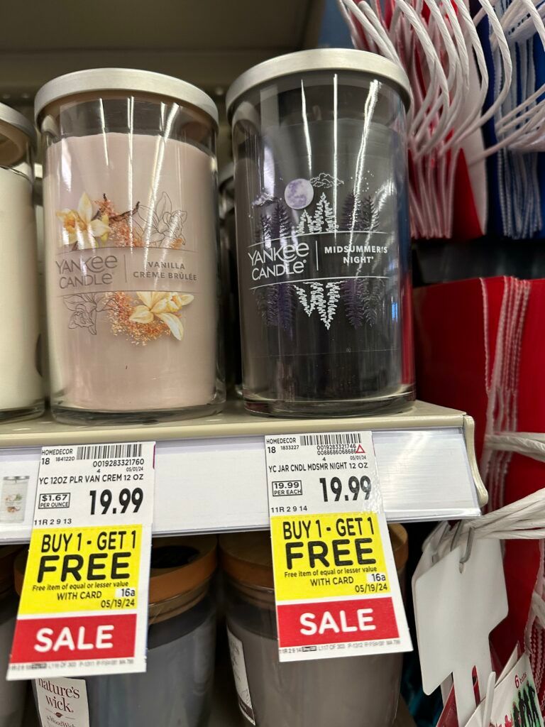 yankee candle kroger shelf image