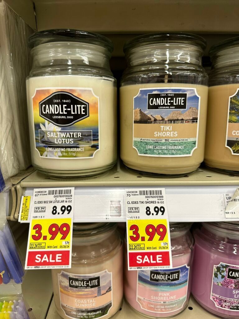 Candle-Lite Candle Kroger Shelf Image