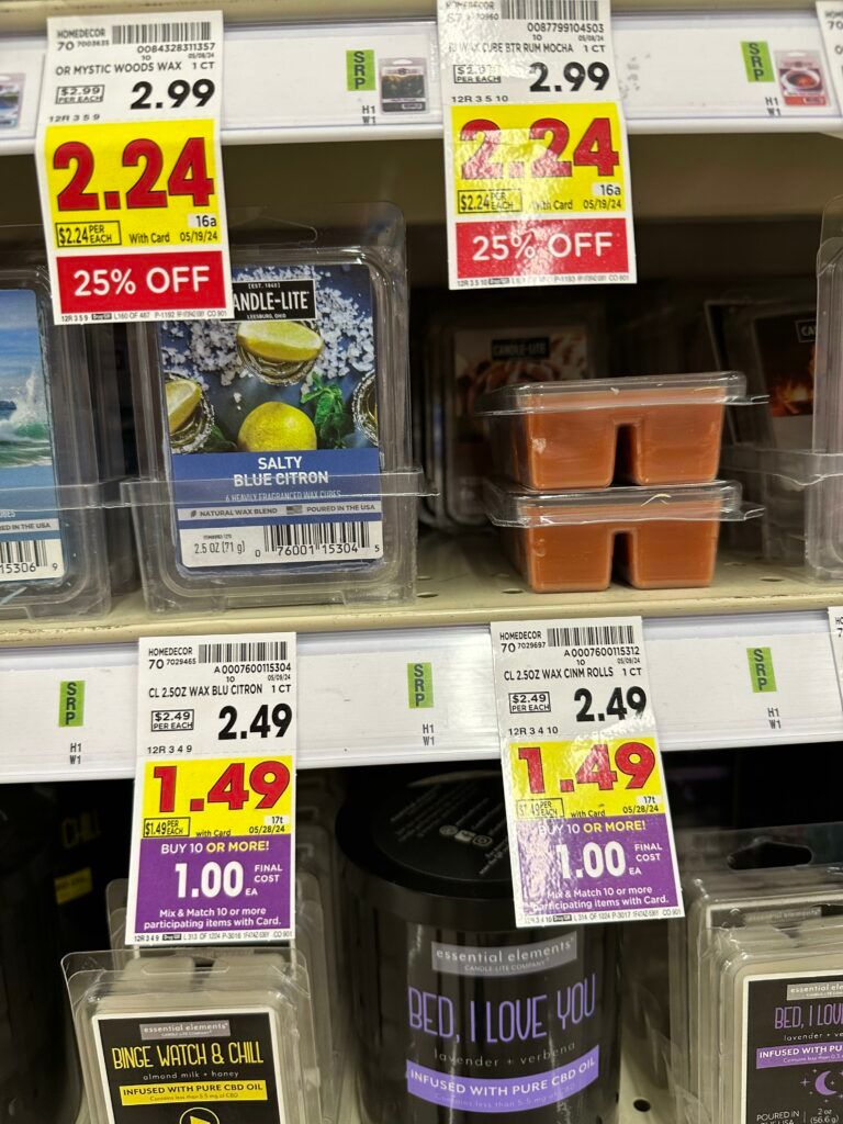 Candle-Lite Candle Kroger Shelf Image