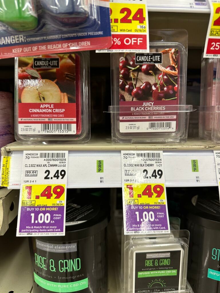 Candle-Lite Candle Kroger Shelf Image