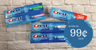 Crest Pro-Health Toothpaste Kroger Krazy