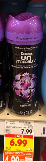 Downy Unstopables Kroger Shelf Image