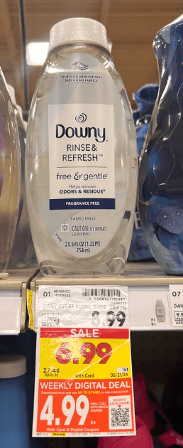 Downy Unstopables Kroger Shelf Image