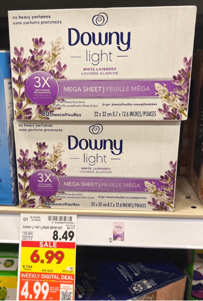Downy Unstopables Kroger Shelf Image