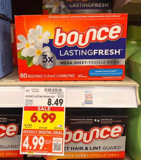 Downy Unstopables Kroger Shelf Image