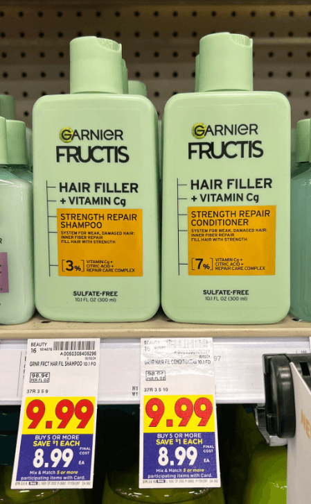 Garnie Fructis Hair Fillers Kroger Shelf Images