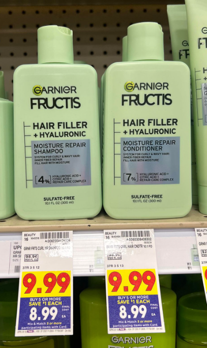 Garnie Fructis Hair Fillers Kroger Shelf Images