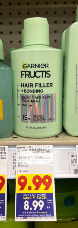 Garnier Fructis Hair Fillers Kroger Shelf Images