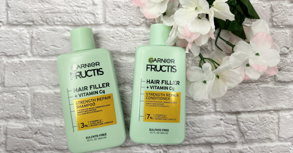 Garnier Fructis Hair Filler + Vitamin Cg Strength Repair Shampoo and Conditioner Kroger