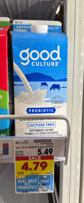 Good Culture Milk Kroger Shelf Image