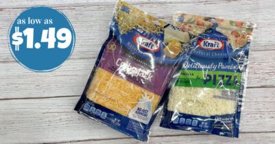 Kraft Shredded Cheese (1) kroger krazy