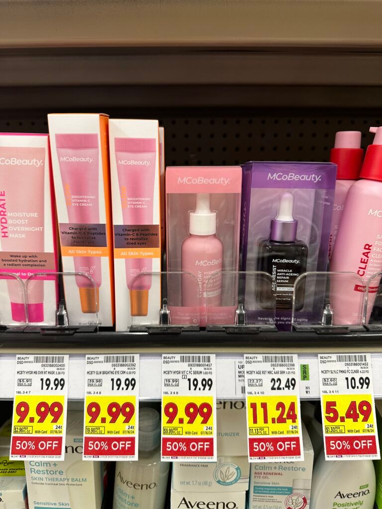 MCo Beauty Kroger Shelf Image