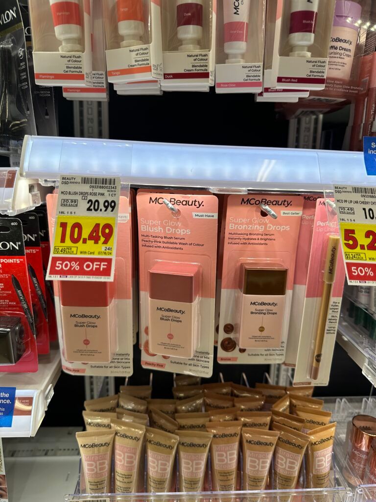 MCo Beauty Kroger Shelf Image