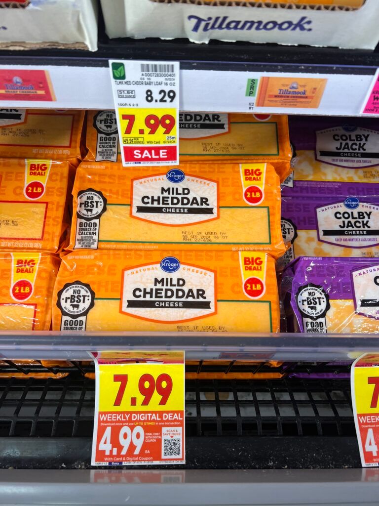 kroger cheese shelf image
