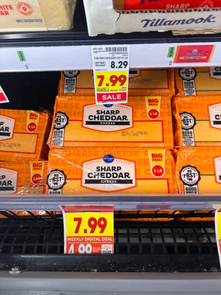 kroger cheese shelf image