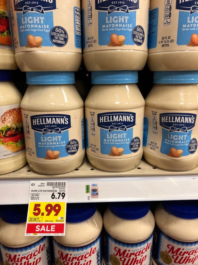 hellmann's mayo kroger shelf image