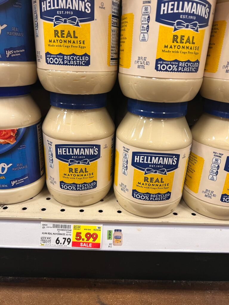 hellmann's mayo kroger shelf image