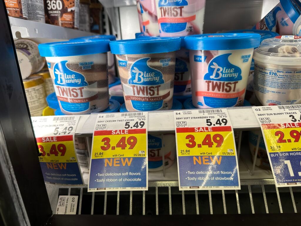 blue bunny twist kroger shelf image