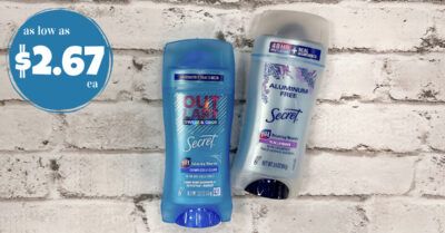 Secret Deodorant (1) kroger krazy 1