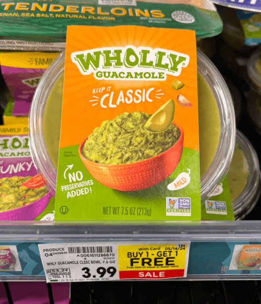 Wholly Guacamole Kroger Shelf Image