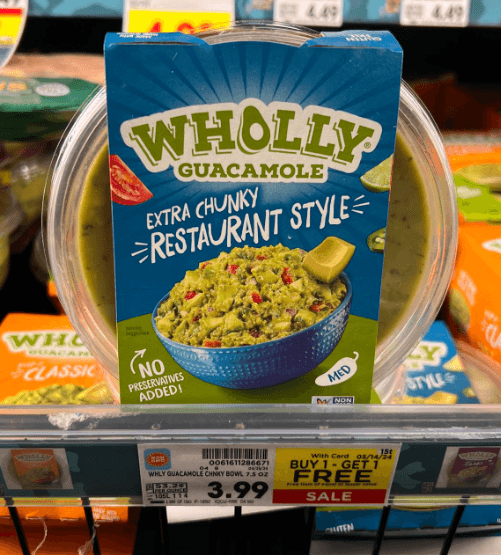 Wholly Guacamole Kroger Shelf Image