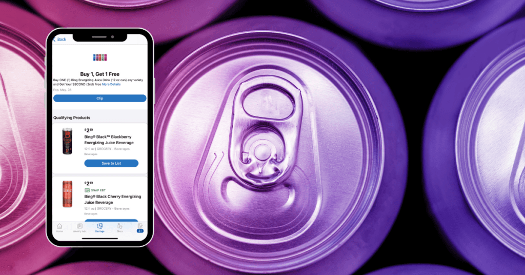 bing energizing drink digital