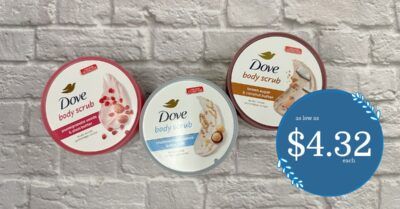 dove body scrub kroger krazy